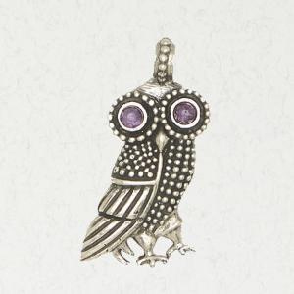Owl w/ Accent Cabochons