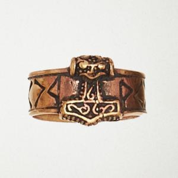 Runic Band with Thor’s Hammer
