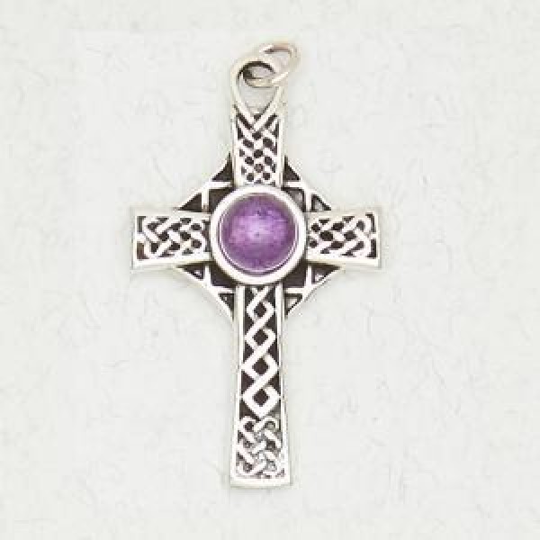 Celtic Cross with Accent Stone