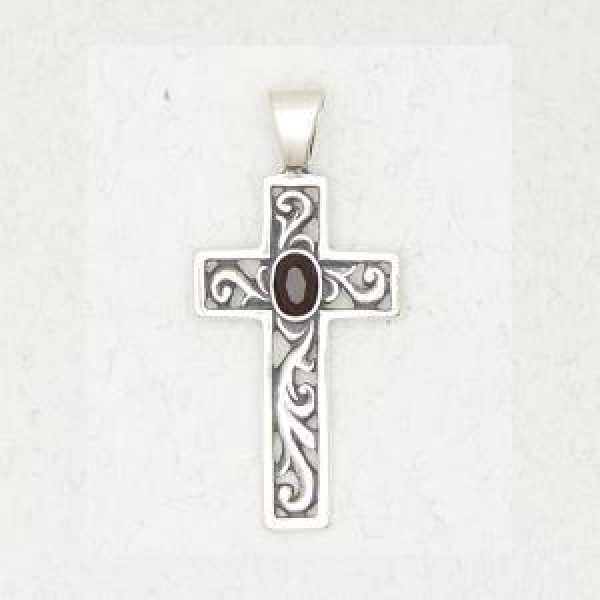 Cross with Accent Cabochon