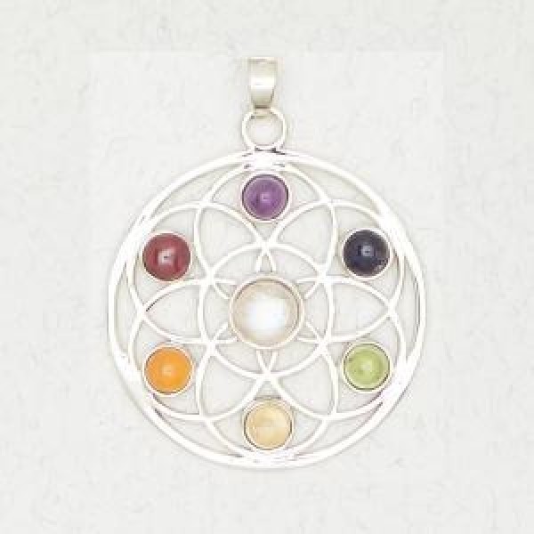 Seed of Life with Chakra Stones