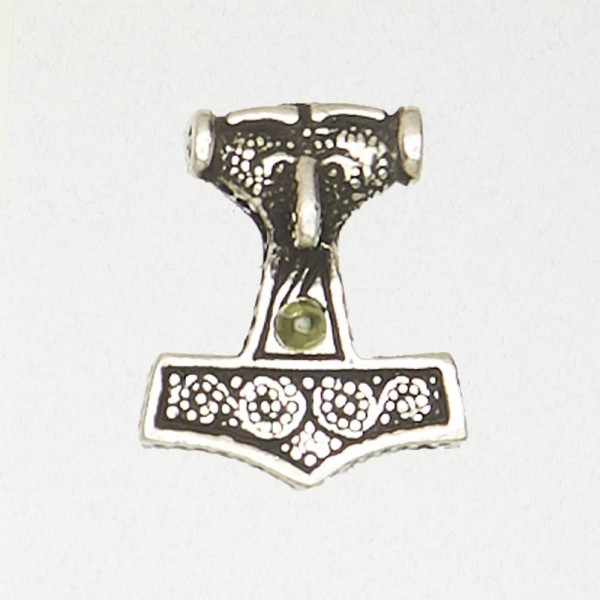 Thor’s Hammer with Accent Cabochon