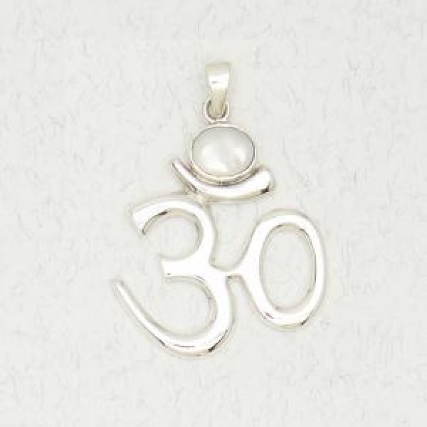 Om with Mother of Pearl Inlay