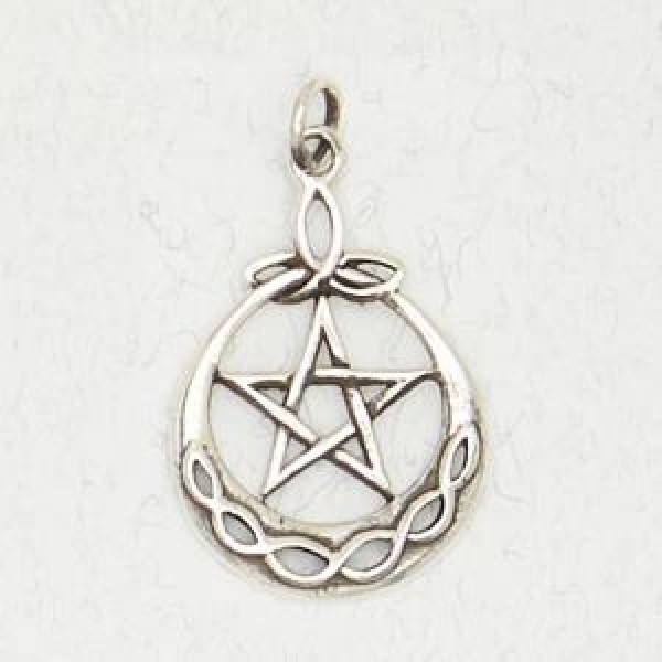 Pentacle with Trinity Knot
