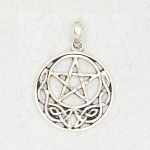 Pentacle with Celtic Weave