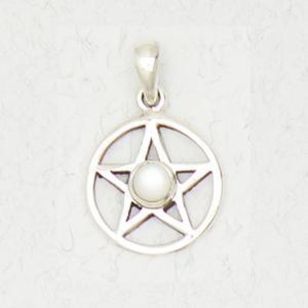 Pentacle with Mother of Pearl Inlay