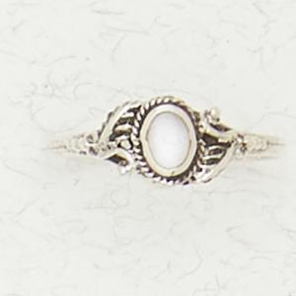 Ring with Inlaid Stone