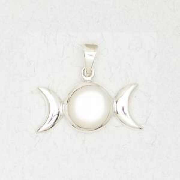 Triple Moon with Mother of Pearl Inlay